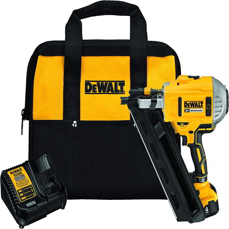 battery powered framing nail gun